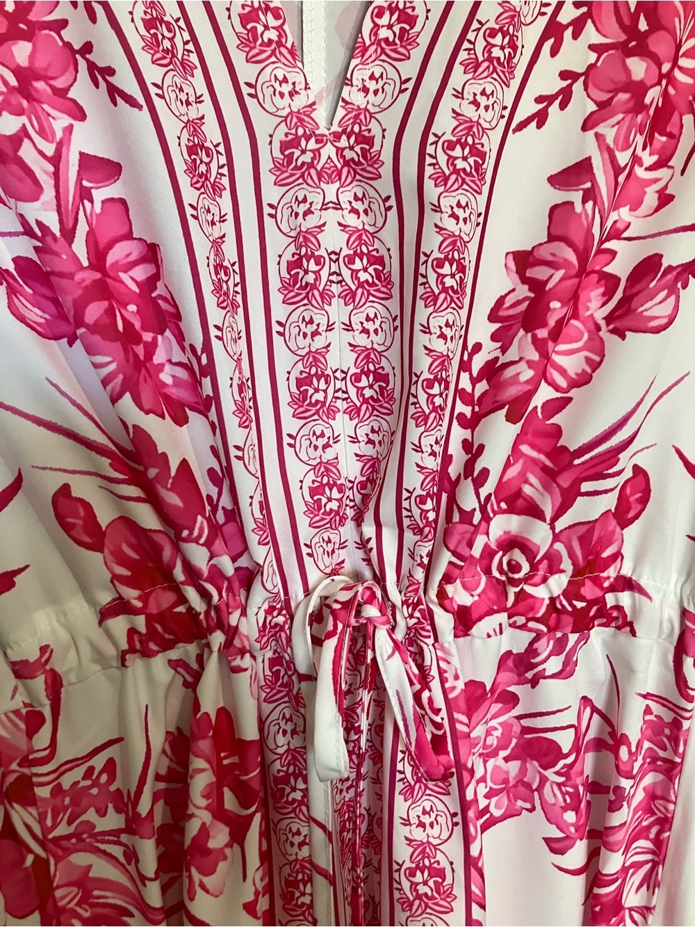 NWOT Drawstring Vacation Maxi Dress - Picture 2 of 5